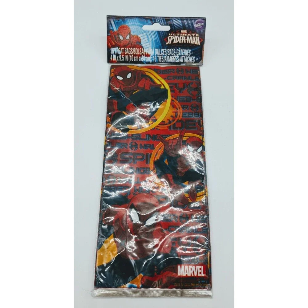 Marvel Spiderman Birthday Party Decorations Plates Napkins Treat Bags Streamers